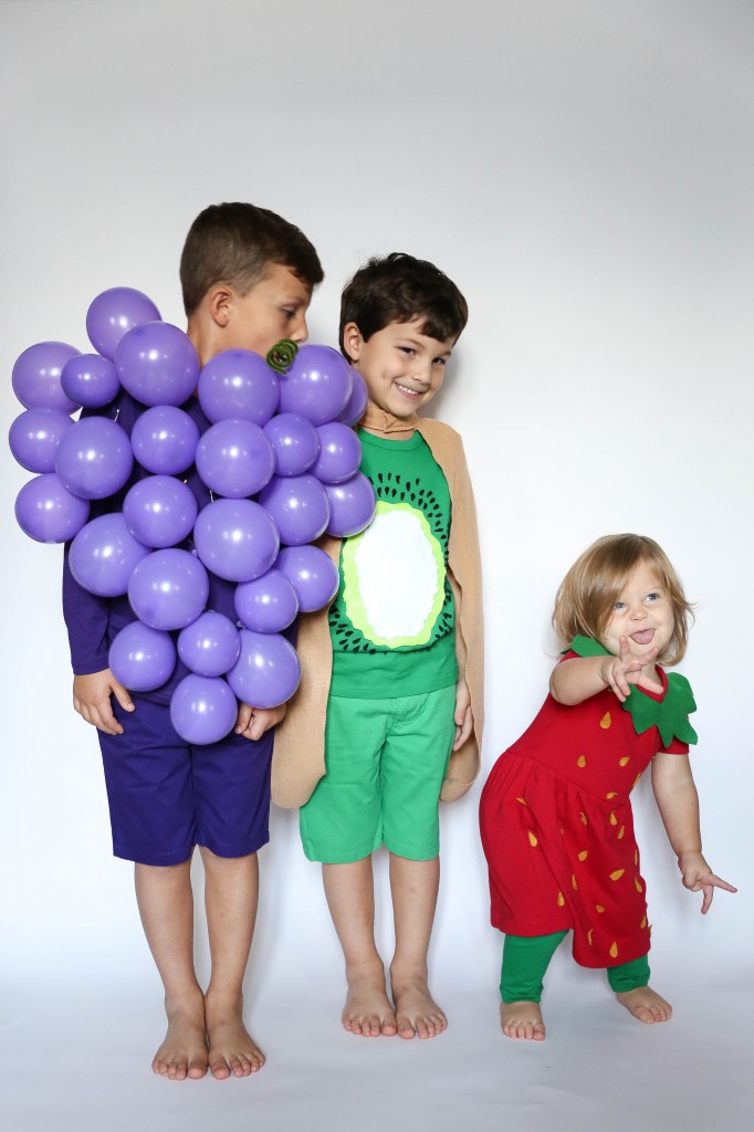 kids group fruit costume