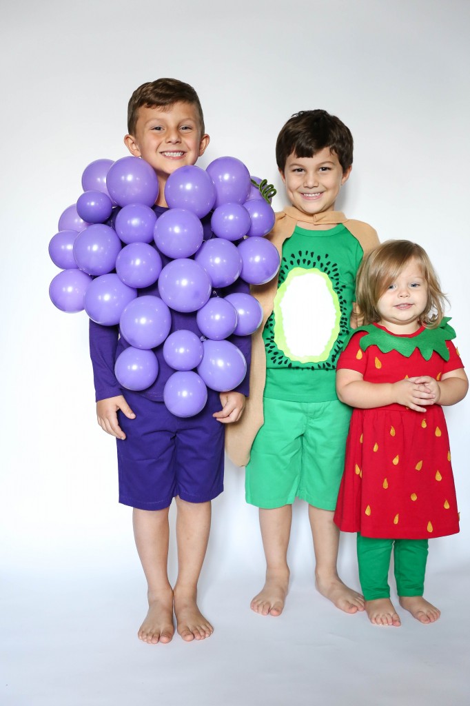 kids group fruit costume