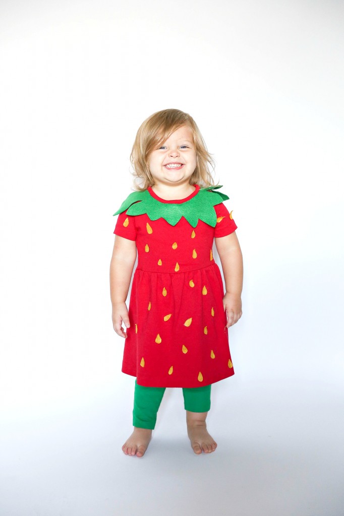 diy strawberry costume